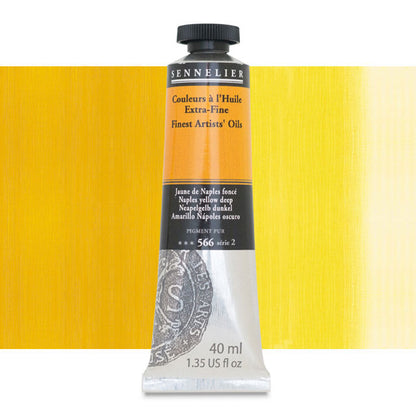 Sennelier Artists' Extra-Fine Oil, Naples Yellow Deep, 40 ml.