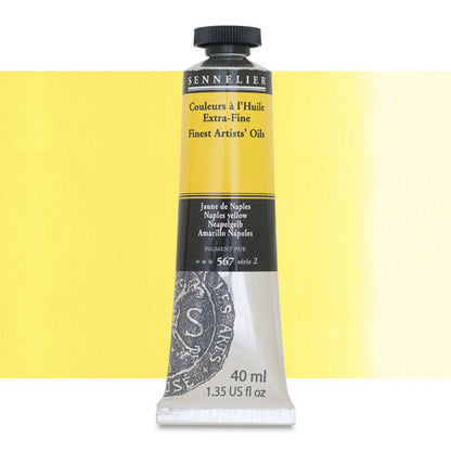 Sennelier Artists' Extra-Fine Oil, Naples Yellow, 40 ml.