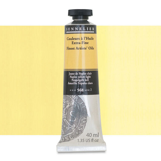 Sennelier Artists' Extra-Fine Oil, Naples Yellow Light, 40 ml.