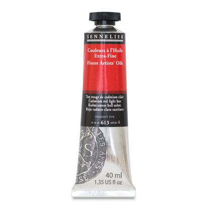 Sennelier Artists' Extra-Fine Oil, Cadmium Red Light Hue, 40 ml.