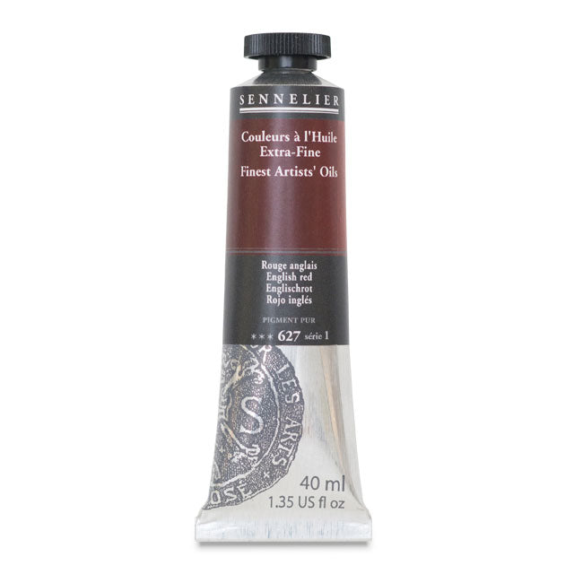 Sennelier Artists' Extra-Fine Oil, English Red, 40 ml.