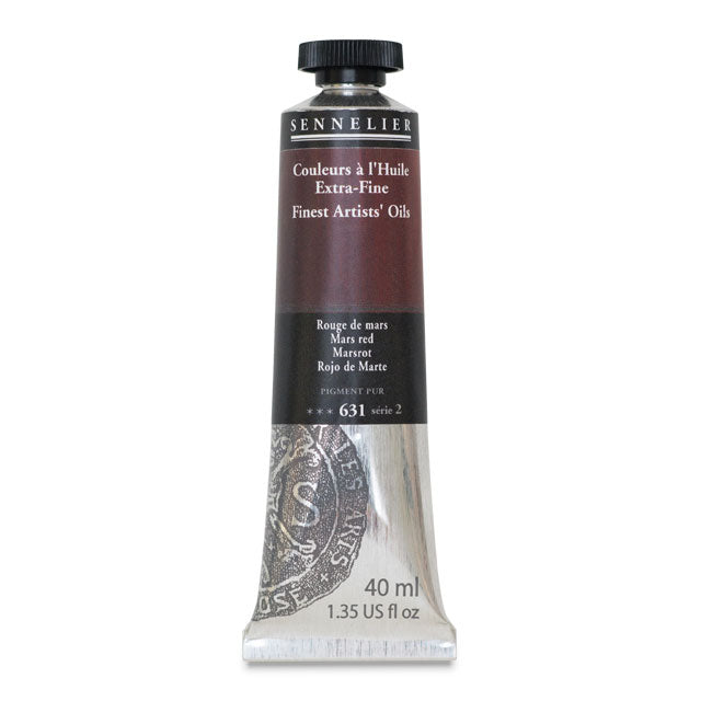 Sennelier Artists' Extra-Fine Oil, Mars Red, 40 ml.