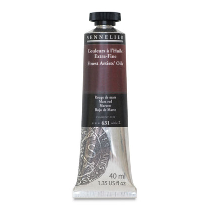 Sennelier Artists' Extra-Fine Oil, Mars Red, 40 ml.