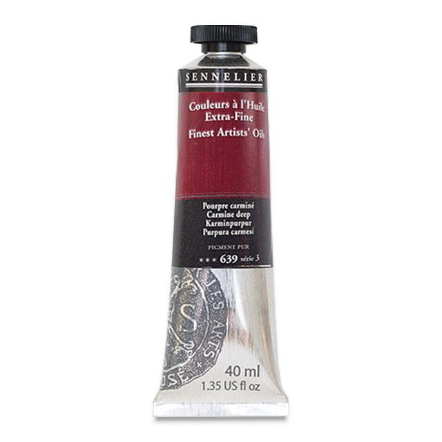 Sennelier Artists' Extra-Fine Oil - Carmine Deep, 40 ml Tube