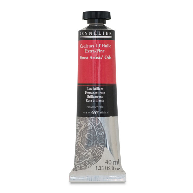 Sennelier Artists' Extra-Fine Oil, Permanent Rose, 40 ml.