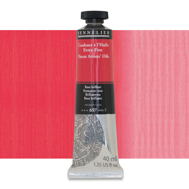 Sennelier Artists' Extra-Fine Oil, Permanent Rose, 40 ml.