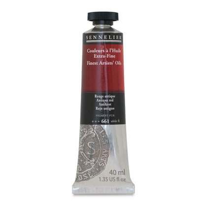 Sennelier Artists' Extra-Fine Oil, Antique Red, 40 ml.