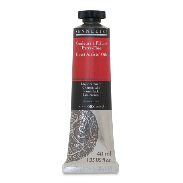 Sennelier Artists' Extra-Fine Oil, Crimson Lake, 40 ml.