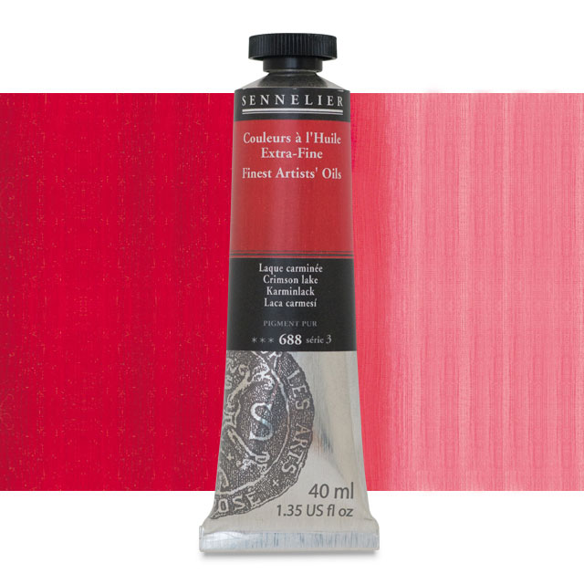 Sennelier Artists' Extra-Fine Oil, Crimson Lake, 40 ml.