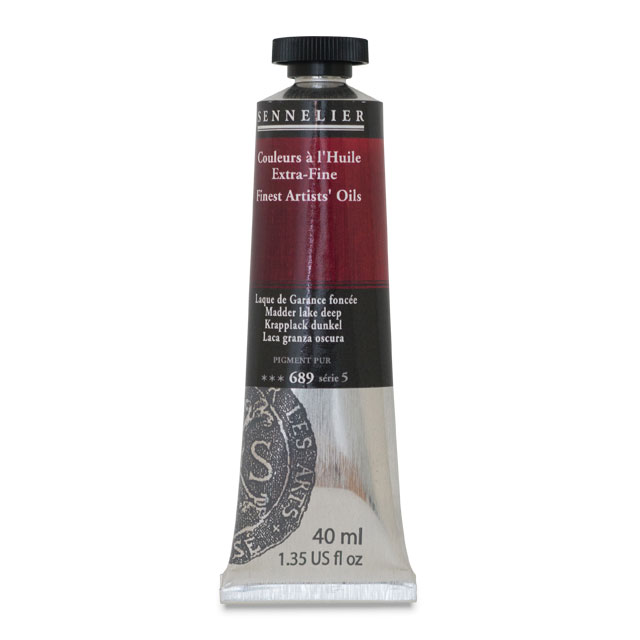 Sennelier Artists' Extra-Fine Oil, Madder Lake Deep, 40 ml.