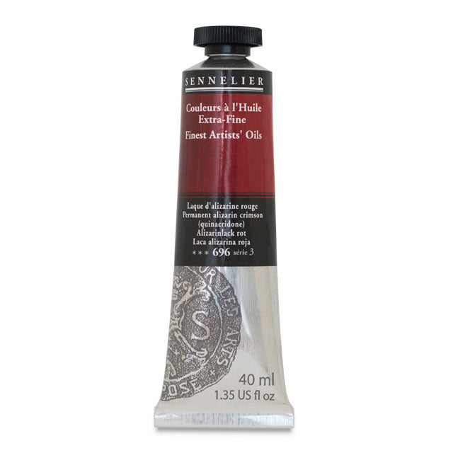 Sennelier Artists' Extra-Fine Oil, Permanent Alizarin Crimson, 40 ml.