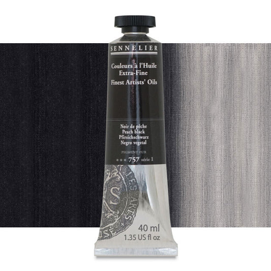 Sennelier Artists' Extra-Fine Oil, Peach Black, 40 ml.