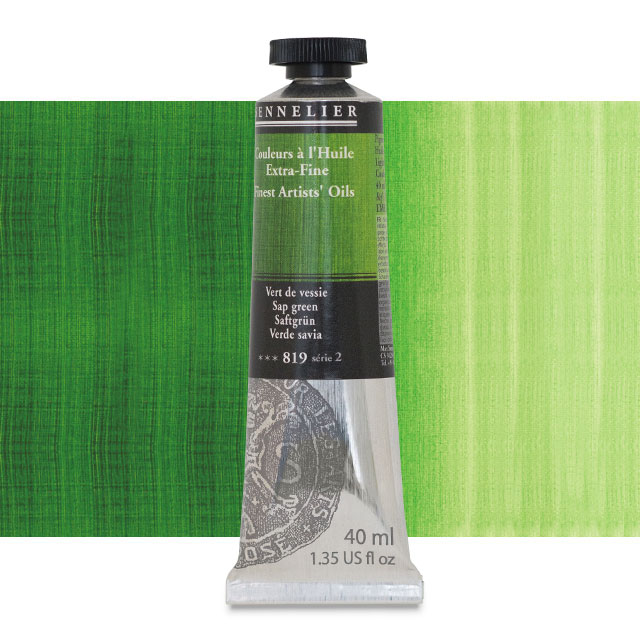 Sennelier Artists' Extra-Fine Oil, Sap Green, 40 ml.