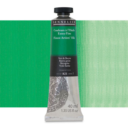 Sennelier Artists' Extra-Fine Oil, Baryte Green, 40 ml.