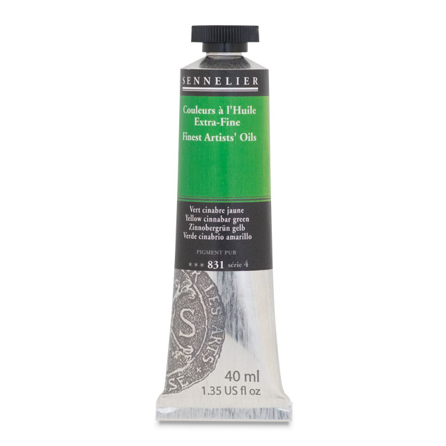 Sennelier Artists' Extra-Fine Oil, Yellow Cinnabar Green, 40 ml.