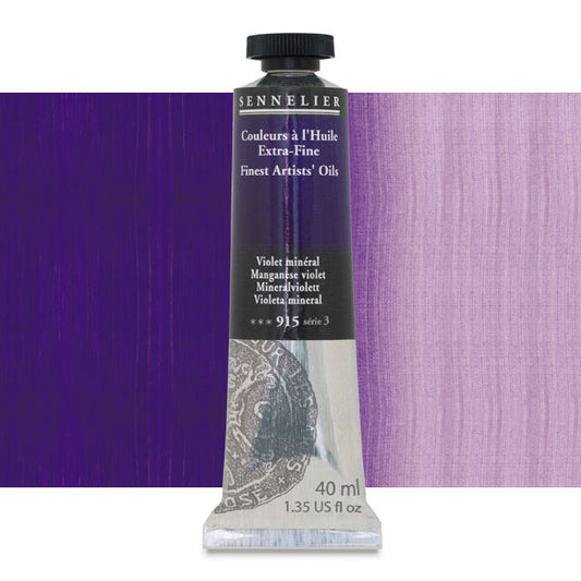 Sennelier Artists' Extra-Fine Oil, Manganese Violet, 40 ml.