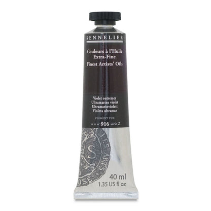 Sennelier Artists' Extra-Fine Oil, Ultramarine Violet, 40 ml.