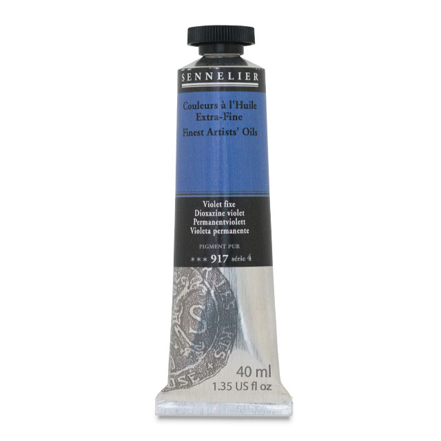 Sennelier Artists' Extra-Fine Oil, Dioxazine Violet, 40 ml.