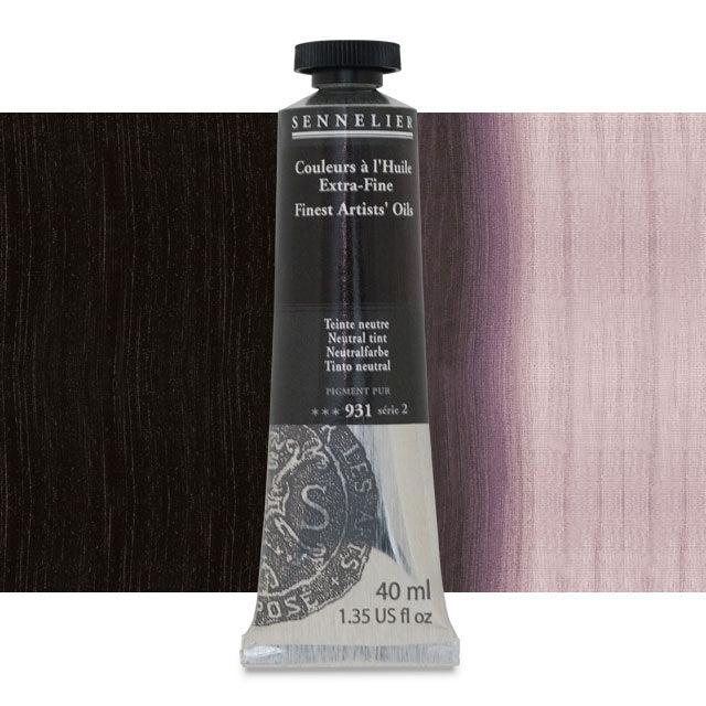 Sennelier Artists' Extra-Fine Oil, Neutral Tint, 40 ml.