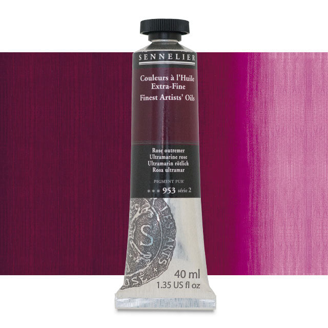 Sennelier Artists' Extra-Fine Oil, Ultramarine Rose, 40 ml.