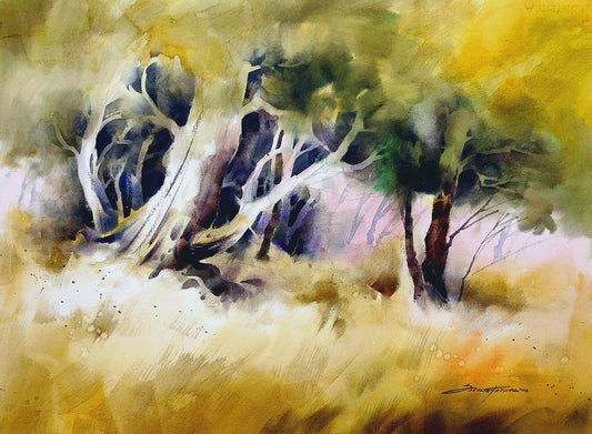 Sterling Edwards Online Art Workshop: Painting Wooded Landscapes with Watercolor, April 28, 30, May 2, 2025