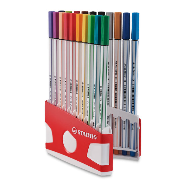 Stabilo Pen 68 Brush Pen Set - Color Parade, Set of 20