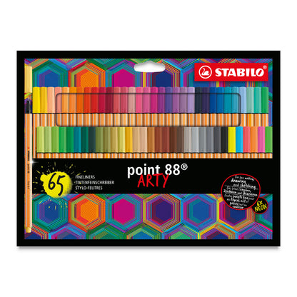 Stabilo Point 88 Fineliner Pen Set - Arty, Set of 65