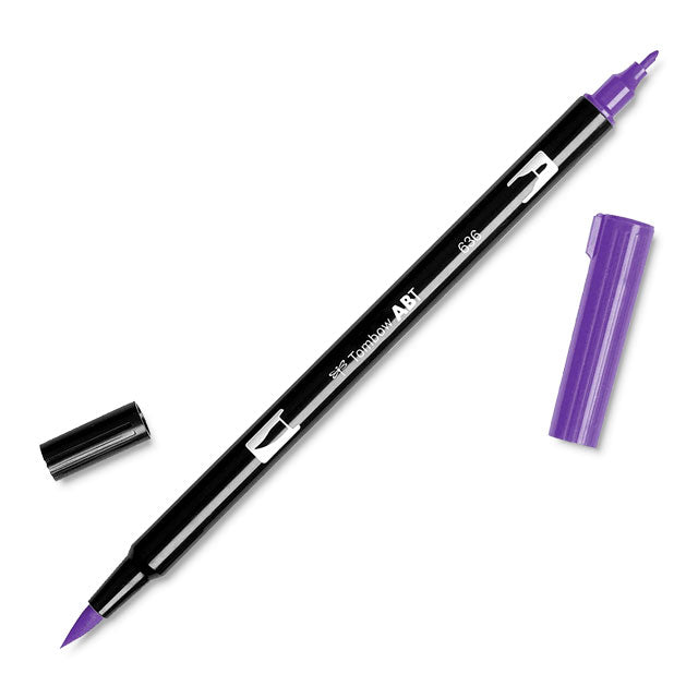 Dual Brush Pen, Imperial Purple