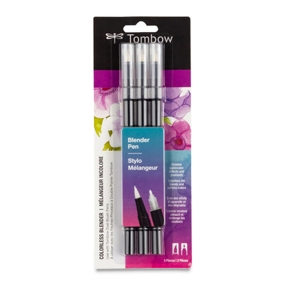 Tombow Dual Brush Pen - Colorless Blender, 3 pack