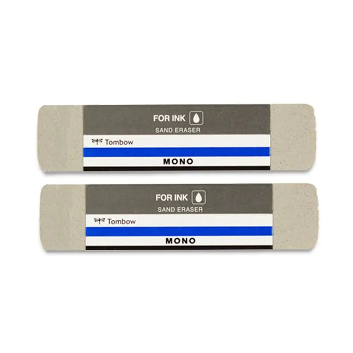 Tombow Mono Sand Colored Pencil Eraser, 2 Pack