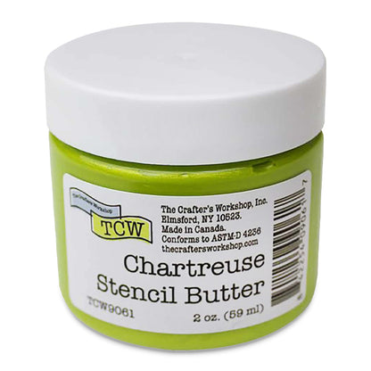 The Crafter's Workshop Stencil Butter - Chartreuse, 2 oz.