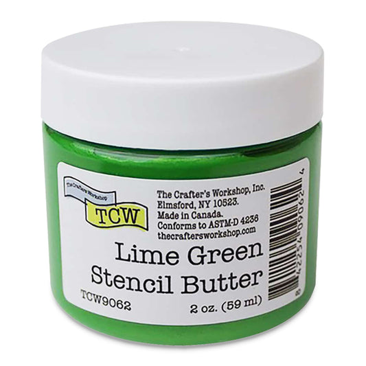 The Crafter's Workshop Stencil Butter - Lime Green, 2 oz.