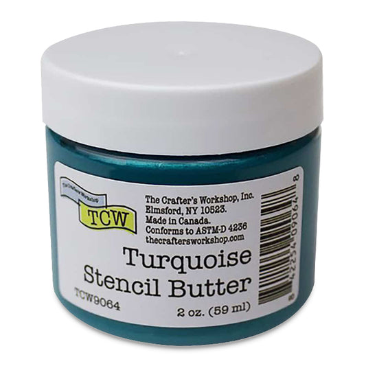 The Crafter's Workshop Stencil Butter - Turquoise, 2 oz.