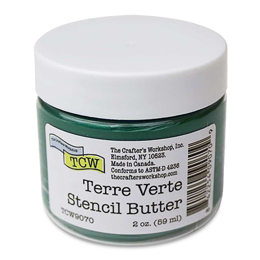 The Crafter's Workshop Stencil Butter - Terre Verte, 2 oz.