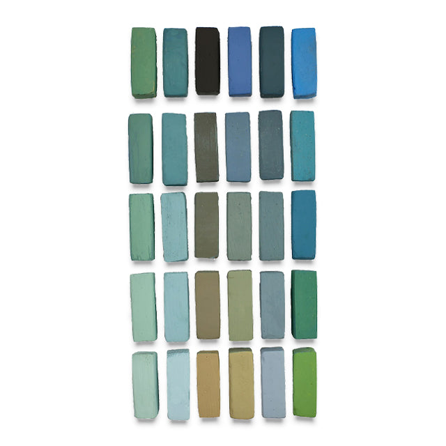 Cool Greens, Set of 30