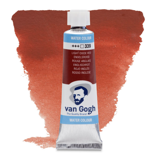 Watercolor, Light Oxide Red, 10 ml.