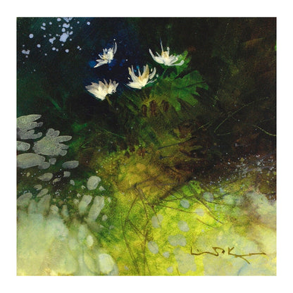 Linda Kemp Online Workshop: Enchanted Waters: Whimsical Fish & Water Lilies-Negative Painting - October 16-18