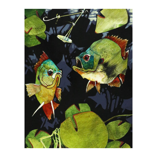 Linda Kemp Online Workshop: Enchanted Waters: Whimsical Fish & Water Lilies-Negative Painting - October 16-18, 2024