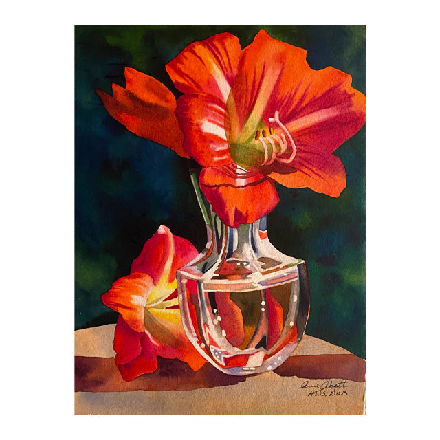 Anne Abgott Online Workshop: Amaryllis in Crystal - December 2, 2024