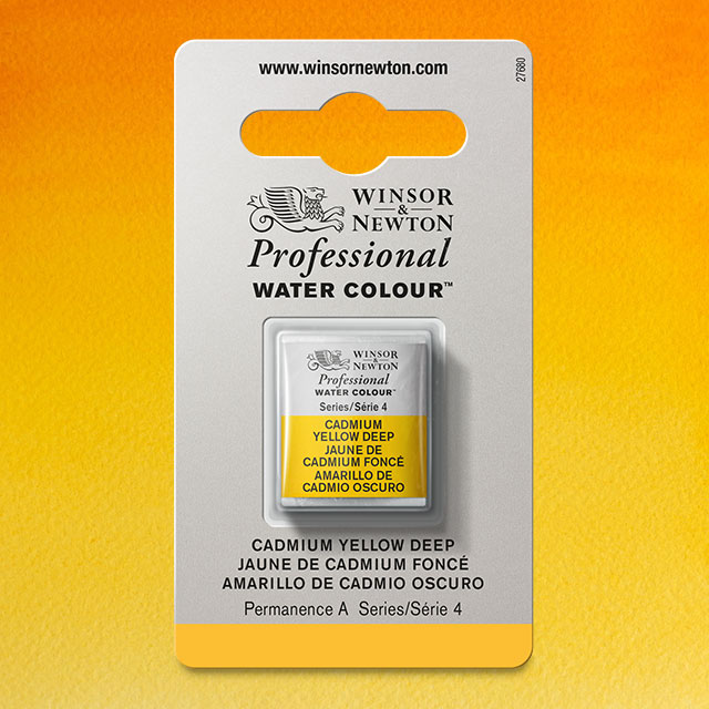 Cadmium Yellow Deep, Half Pan