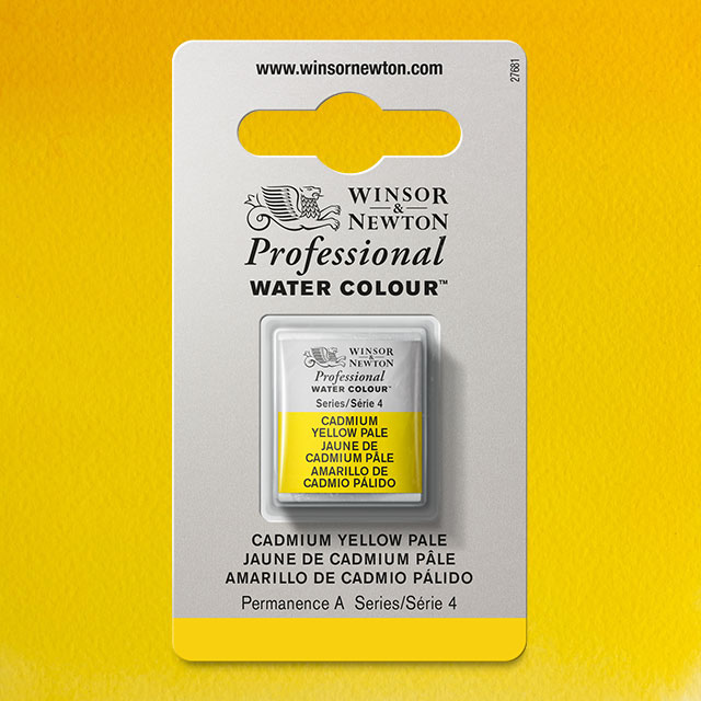 Cadmium Yellow Pale, Half Pan