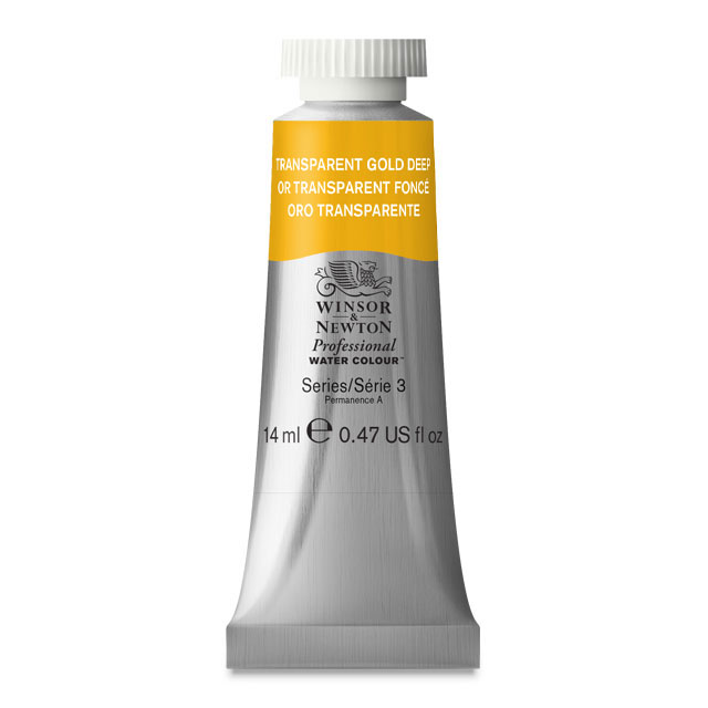 Transparent Gold Deep (formerly Quinacridone Gold), 14 ml.