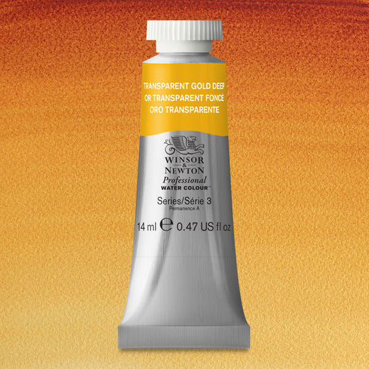 Transparent Gold Deep (formerly Quinacridone Gold), 14 ml.