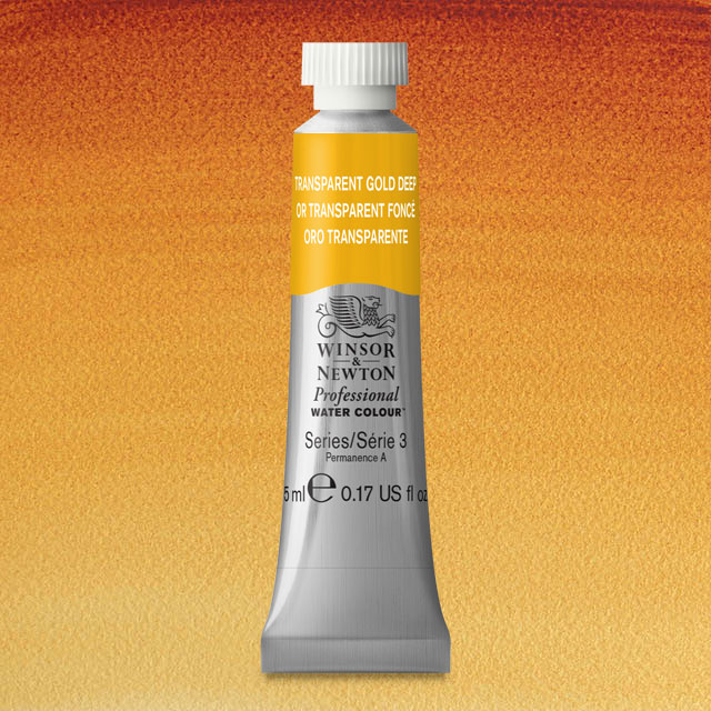 Transparent Gold Deep (formerly Quinacridone Gold), 5 ml.