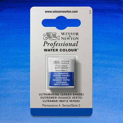 Ultramarine Green Shade, Half Pan