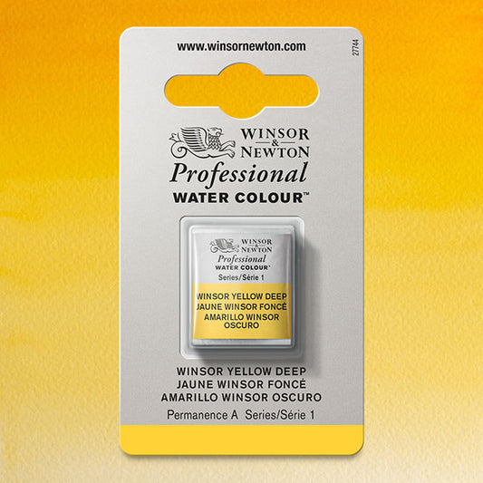 Winsor Yellow Deep, Half Pan