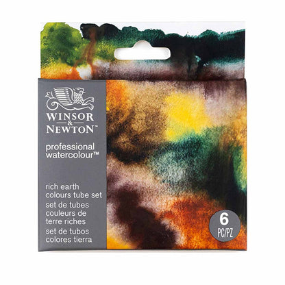 Winsor & Newton Professional Watercolor - Rich Earth Colours Set of 6