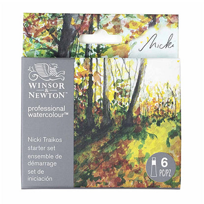 Winsor & Newton Professional Watercolor - Nicki Traikos Starter Set of 6