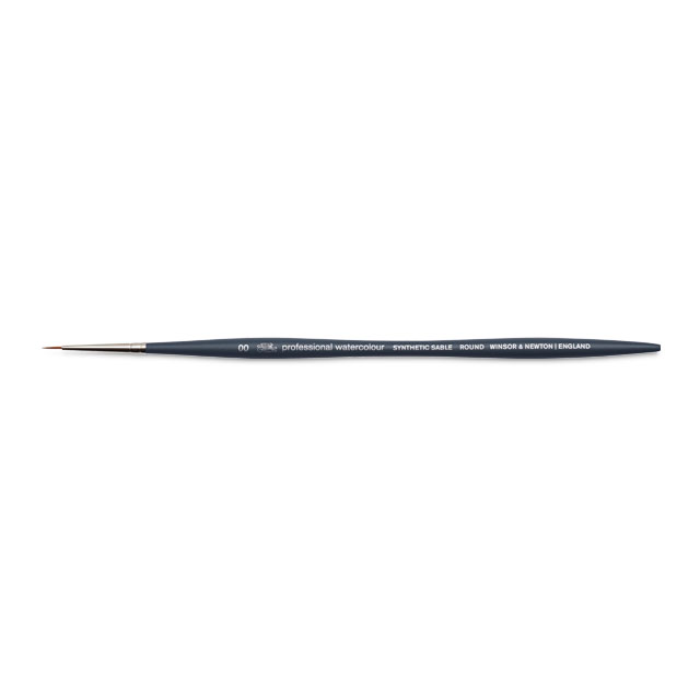 Professional Watercolor Synthetic Sable Brush - Round, Size 00