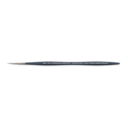 Professional Watercolor Synthetic Sable Brush - Round, Size 000